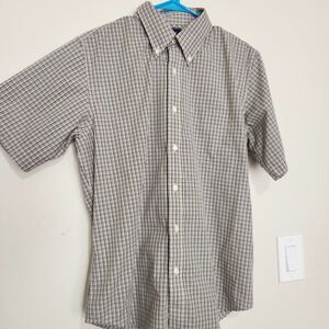 Dockers Shirt For Mens Size Medium Button Down Short Sleeves 15-15.5  Neck   B3